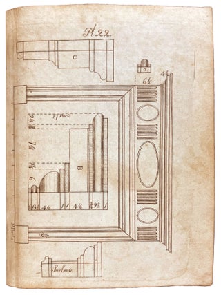 The Country Builder’s Assistant, fully explaining, the best methods for Striking Regular and Quirked mouldings: ... Correctly engraved on thirty-seven copperplates with a printed explanation to each
