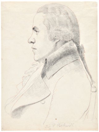 Item #41858 [A Pencil Sketch by William Daniell, after Architect George Dance, showing the artist...