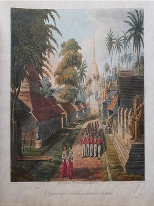 Eighteen Views taken at & Near Rangoon. Bound with Six Plates Illustrative of the Combined Operations in Birman Empire