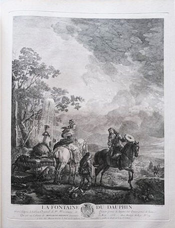 Item #41877 Oeuvres de Phillippe Wouvermans, Hollandois. Grav&eacute;es d'apres ses meilleurs Tableaux qui sont dans les plus beaux Cabinets de Paris et ailleurs. Dedi&eacute;es a son altesse serenissime Monseigneur le Comte de Clermont, Prince du Sang, par son humble et tres obeissant Servieteur I. Moyreau Graveur du Roy. Philips WOUWERMAN, Jean MOYREAU, engraver, or Wouwerman or Wouwermans.
