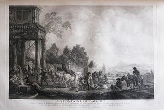 Oeuvres de Phillippe Wouvermans, Hollandois. Gravées d'apres ses meilleurs Tableaux qui sont dans les plus beaux Cabinets de Paris et ailleurs. Dediées a son altesse serenissime Monseigneur le Comte de Clermont, Prince du Sang, par son humble et tres obeissant Servieteur I. Moyreau Graveur du Roy
