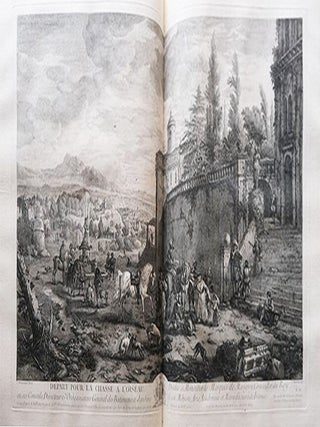 Oeuvres de Phillippe Wouvermans, Hollandois. Grav&eacute;es d'apres ses meilleurs Tableaux qui sont dans les plus beaux Cabinets de Paris et ailleurs. Dedi&eacute;es a son altesse serenissime Monseigneur le Comte de Clermont, Prince du Sang, par son humble et tres obeissant Servieteur I. Moyreau Graveur du Roy