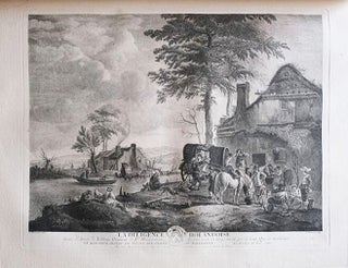 Oeuvres de Phillippe Wouvermans, Hollandois. Gravées d'apres ses meilleurs Tableaux qui sont dans les plus beaux Cabinets de Paris et ailleurs. Dediées a son altesse serenissime Monseigneur le Comte de Clermont, Prince du Sang, par son humble et tres obeissant Servieteur I. Moyreau Graveur du Roy