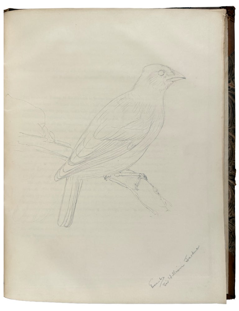 Item #41938 [A sammelband of 14 works by various authors, an autograph letter, and a drawing, collected by William Jardine]. AUTHORS, his copy, Sir William JARDINE.