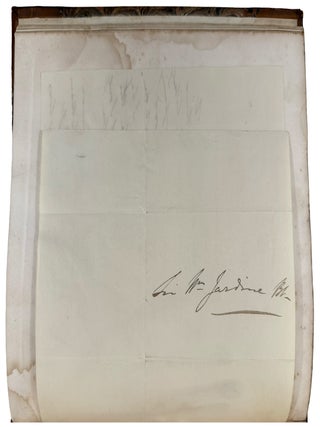 [A sammelband of 14 works by various authors, an autograph letter, and a drawing, collected by William Jardine]