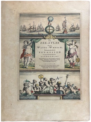 De Zee-Atlas ofte Water-Waereld, vertoonende alle de Zee-Kusten van het bekende deel des Aerd-Bodems, Met een generale beschrijvinge van dien. Seer dienstigh vooralle Schippers en Stuurlieden; mitsgaders Koop-lieden om op't Kantoor gebruykt te werden Nieuwe