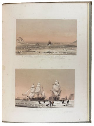 Ten Coloured Views taken during the Arctic Expedition of Her Majesty&rsquo;s Ships "Enterprise" and "Investigator," under the command of Captain Sir James Ross, R.N., KT., F. R.S., drawn by W.H. Browne, Esq., Lieut. R.N., late of H.M.S. "Enterprise". On Stone by Charles Haghe. With a summary of the various Arctic Expeditions in Search of Captain Sir John Franklin, K.T., K.C.H., and his companions in H.M. Ships "Erebus" and "Terror"