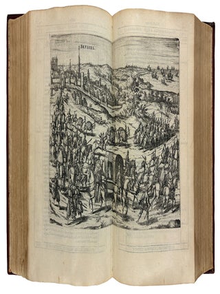 Novus ad Hispaniae et Hungariae reges termaximos. De Leone Belgico, eiusque topographica atque historica descriptione liber: quinque partibus gubernatorum Philippi regis Hispaniarum ordine, distinctus; insuper & elegantissimi illius artificis Francisci Hogenbergii bis centum & VIII figuris ornatus; rerumque in Belgio maxime gestarum, inde ab anno Christi M.D.LIX. usque ad annum M.D.LXXXVII. perpetua narratione continuatus