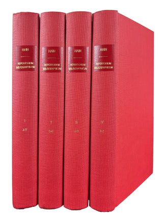 Repertorium Bibliographicum, in Quo Libri Omnes Ab Arte Typographica Inventa Usque Ad Annum MD