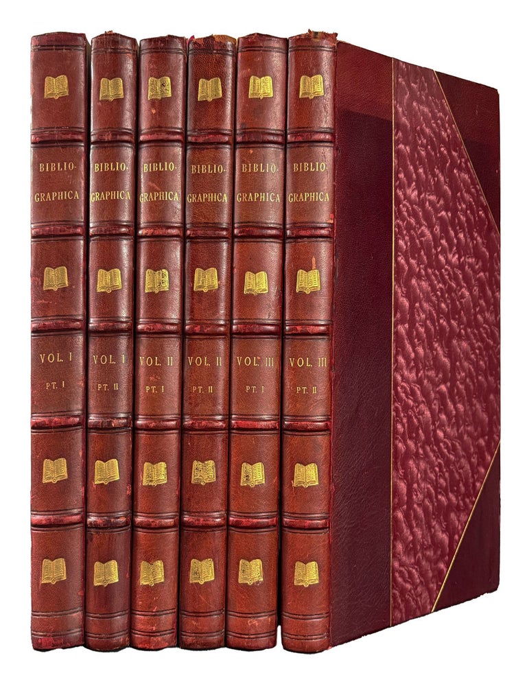 Item #42022 Bibliographica: Papers on Books, Their History and Art. AUTHORS.