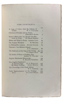 Bibliographica: Papers on Books, Their History and Art