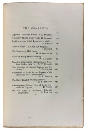 Bibliographica: Papers on Books, Their History and Art