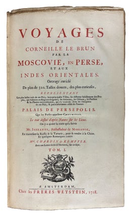 Voyages ... par la Moscovie, en Perse, et aux Indes Orientales