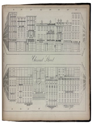 Rae's Philadelphia Pictorial Directory Panoramic Advertiser. Chestnut Street, from Second to Tenth Streets [wrapper title].