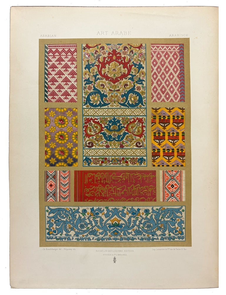 Item #42236 Art Industriel: L'Ornement Des Tissus: Recueil Historique et Pratique, Avec Des Notes Explicatives et Une Introduction Generale. Auguste DUPONT-AUBERVILLE.