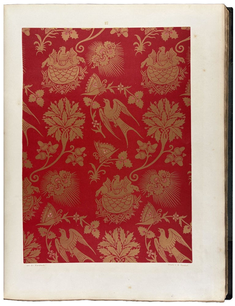 Item #42238 Ornament of Textile Fabrics. Frederick FISCHBACH, Friedrich.