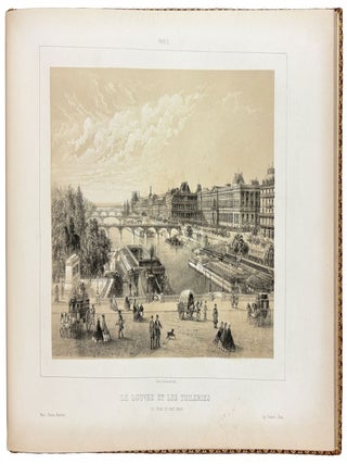 Paris et ses environs, 1861. Grand Album représentant les Vues et les Monuments les plus curieux de Paris et les Sites les plus remarquables des Environs