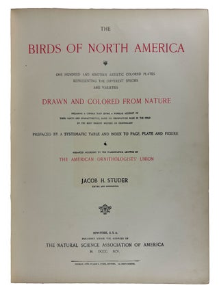 The Birds of North America