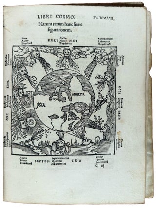 Cosmographicvs liber Petri Apiani mathematici, iam denuo integritati restitutus per Gemmam Phrysium. Item eiusdem Gemmæ Phrysij Libellus de locorum describendorum ratione, & de eorum distantijs inueniendis, nuñq ante hac visus