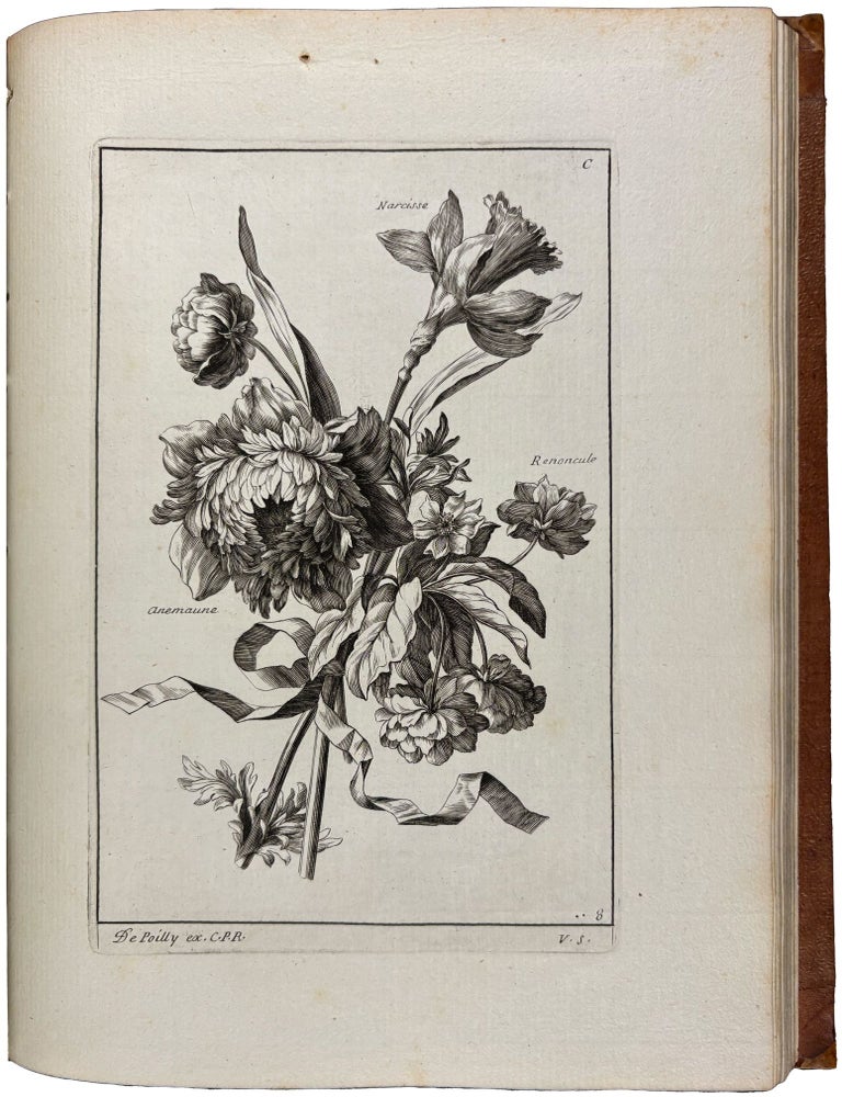 Item #42431 Livre de fleurs, dessin&eacute;es d&rsquo;apr&egrave;s nature, et grav&eacute;es par Vauquer. Jacques VAUQUIER.