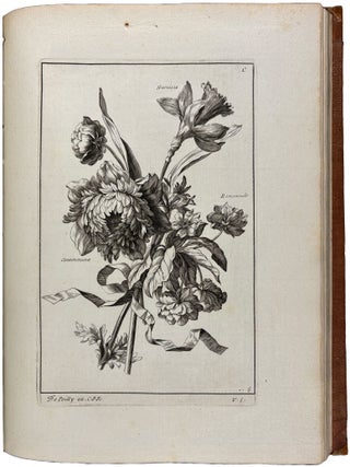 Item #42431 Livre de fleurs, dessin&eacute;es d&rsquo;apr&egrave;s nature, et grav&eacute;es par Vauquer. Jacques VAUQUIER