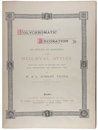 Polychromatic Decoration as Applied to Buildings in the Mediaeval Styles