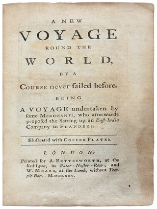 A New Voyage Round the World, by a Course Never Sailed Before