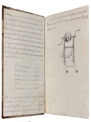 Manuscript volume detailing the manufacture and maintenance of explosives and ammunition