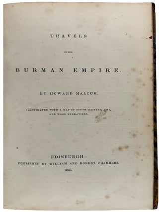 Travels in the Burman Empire