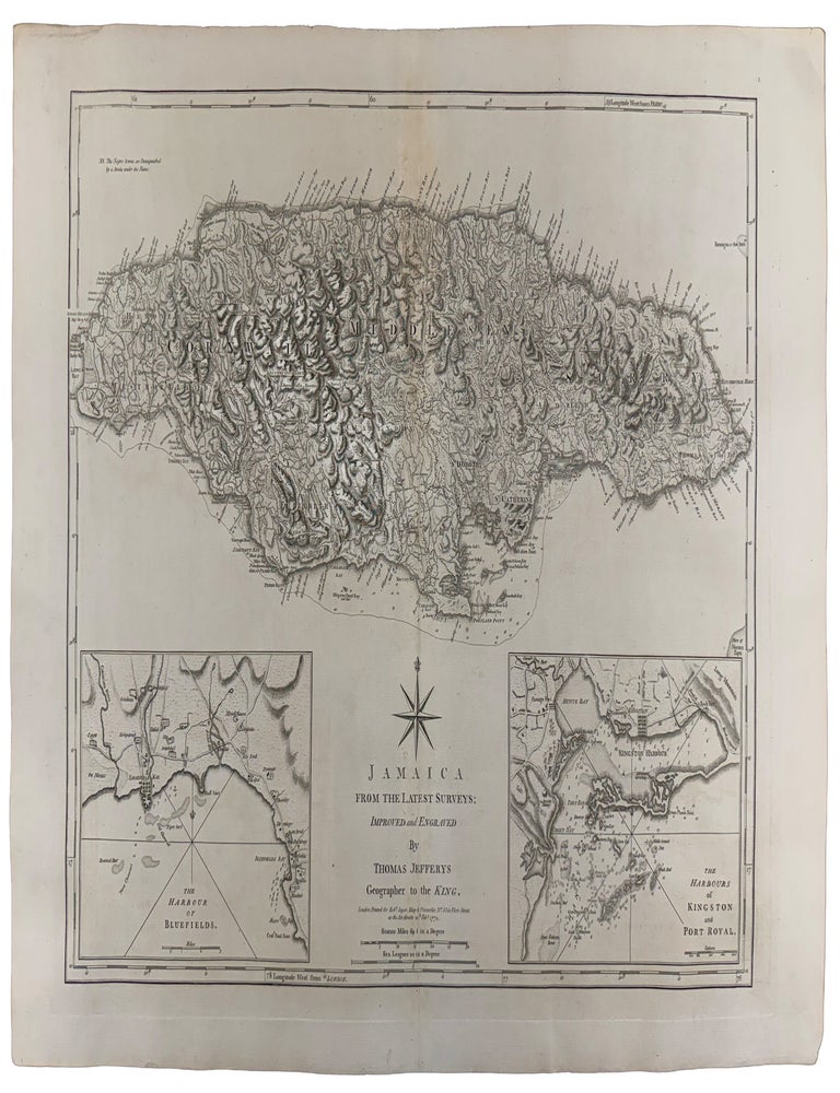 Item #42744 Jamaica From The Latest Surveys. Thomas JEFFERYS.