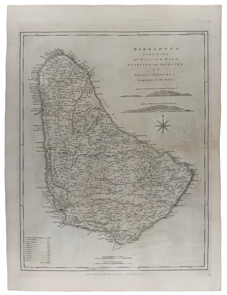 Item #42748 Barbados, Surveyed By William Mayo. Thomas JEFFERYS.