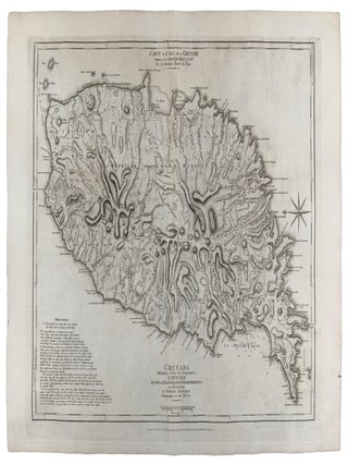 Item #42750 Grenada Divided Into Its Parishes, Surveyed By Order of His Excellency Governor...