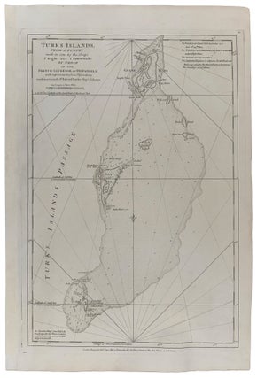 Item #42752 Turks Islands From A Survey made in 1753 by Sloops l'Aigle and l'Emeraude,...