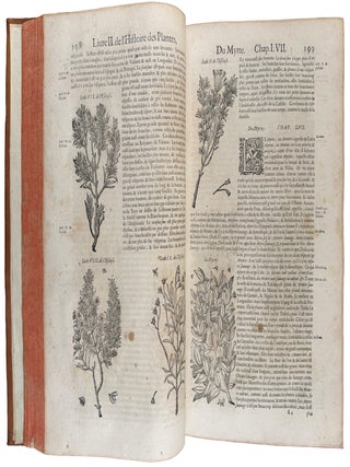 Histoire générale des plantes, contenant XVIII livres également départis en deux tomes: Tirée de l'exemplaire latin de la bibliothèque de M. Jacques Dalechamps, puis faite françoise par M. Jean Des Moulins