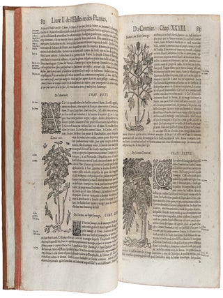 Histoire générale des plantes, contenant XVIII livres également départis en deux tomes: Tirée de l'exemplaire latin de la bibliothèque de M. Jacques Dalechamps, puis faite françoise par M. Jean Des Moulins