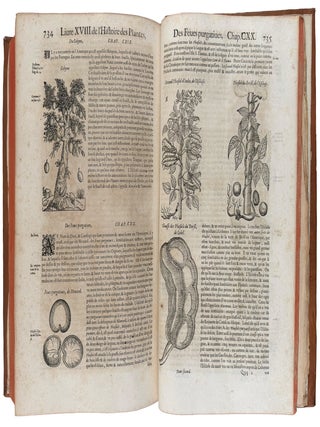 Histoire générale des plantes, contenant XVIII livres également départis en deux tomes: Tirée de l'exemplaire latin de la bibliothèque de M. Jacques Dalechamps, puis faite françoise par M. Jean Des Moulins