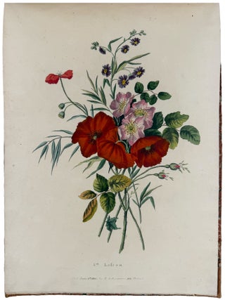 Item #42999 Six Progressive Lessons For Flower Painting: With Directions for Drawing and...