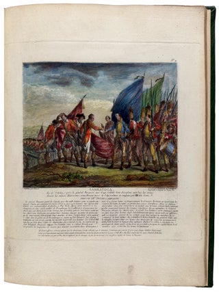 Item #43025 Recueil D'estampes Representant Les Differents Evenemens de la querre qui a...