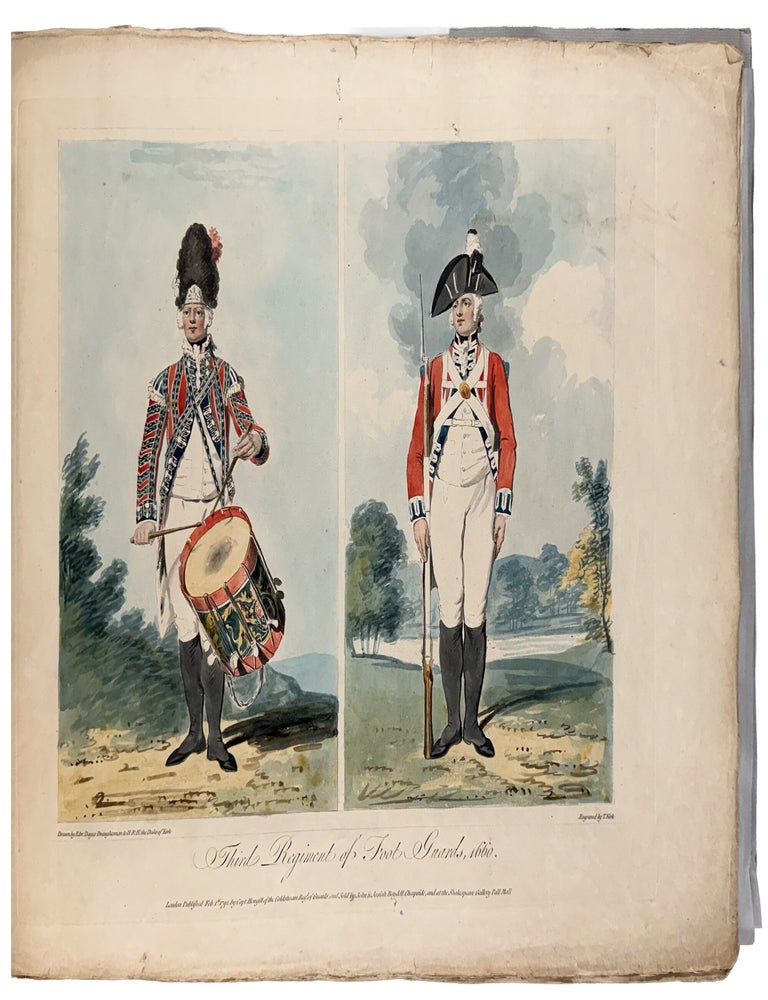 Item #43026 Military Figures No. 1. [hand-lettered cover title]. Edward DAYES, Thomas KIRK, artist, engraver.