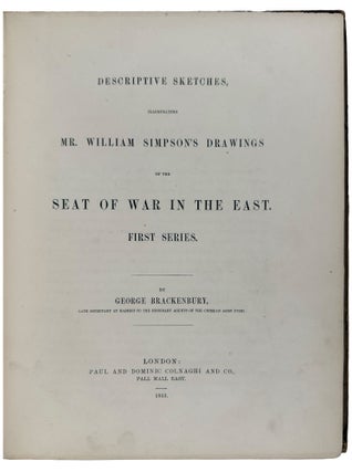 The Seat of War in the East