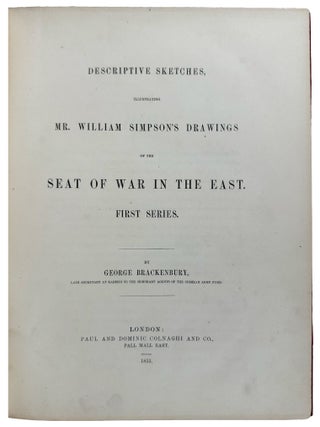 The Seat of War in the East