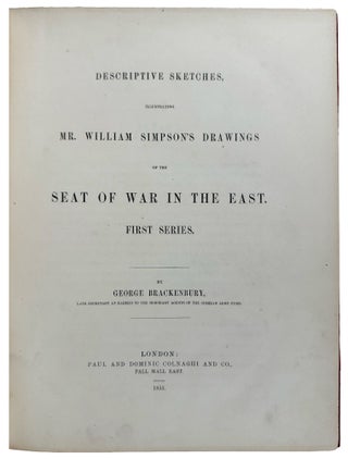 The Seat of War in the East