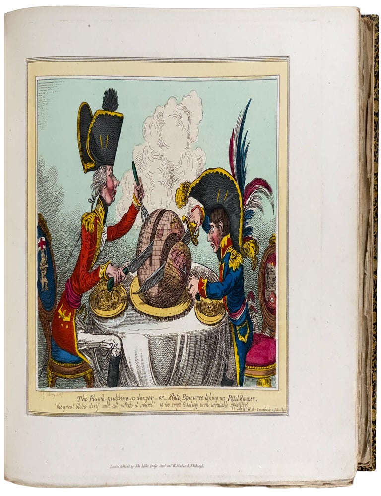 Item #43034 The Caricatures of James Gillray; with Historical and Political Illustrations, and Compendious Biographical Anecdotes and Notices. James GILLRAY.