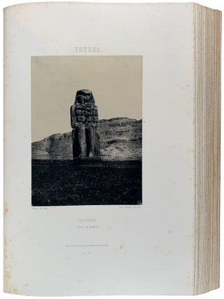 &Eacute;gypte, Nubie, Palestine et Syrie. Dessins Photographiques recueillis pendant les ann&eacute;es 1849, 1850 et 1851
