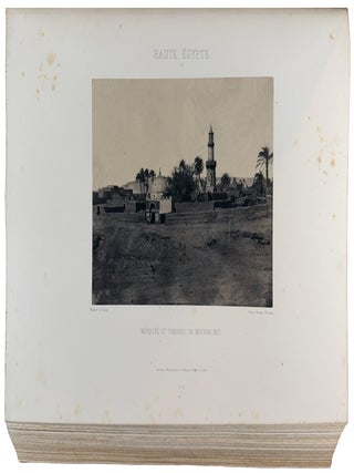 &Eacute;gypte, Nubie, Palestine et Syrie. Dessins Photographiques recueillis pendant les ann&eacute;es 1849, 1850 et 1851