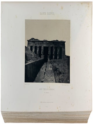 &Eacute;gypte, Nubie, Palestine et Syrie. Dessins Photographiques recueillis pendant les ann&eacute;es 1849, 1850 et 1851