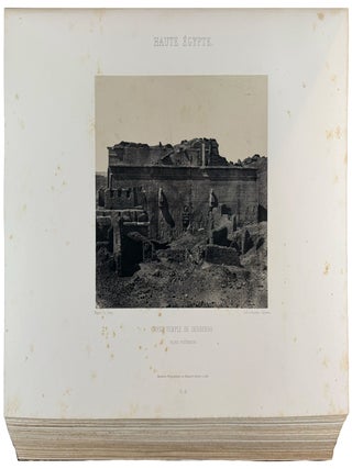 &Eacute;gypte, Nubie, Palestine et Syrie. Dessins Photographiques recueillis pendant les ann&eacute;es 1849, 1850 et 1851