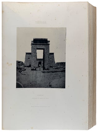 Égypte, Nubie, Palestine et Syrie. Dessins Photographiques recueillis pendant les années 1849, 1850 et 1851