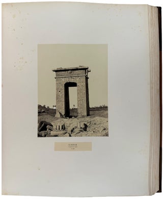 Album Photographique de la Mission Remplie en Égypte par le Vte Emmanuel de Rougé, accompagné de M. le Vte de Banville et de M. Jacques de Rougé, 1863-1864; photographies exécutées par M. le Vte de Banville; description des planches par M. le Vte Emmanuel de Rougé
