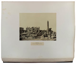 Album Photographique de la Mission Remplie en Égypte par le Vte Emmanuel de Rougé, accompagné de M. le Vte de Banville et de M. Jacques de Rougé, 1863-1864; photographies exécutées par M. le Vte de Banville; description des planches par M. le Vte Emmanuel de Rougé